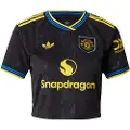 Adidas Manchester United 25/26 Cropped Tredje Kvinners T-skjorte Med Korte Ermer