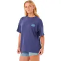Rip Curl Luxe Surf Heritage T-skjorte blå