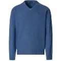 Hackett for man. HM7000076 Lambswool V jumper blue (L), Casual, Long sleeve