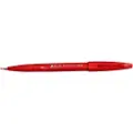 Pentel SES15C-B, Rød, Rød, Rund, Vann-basert blekk, 1 stykker