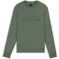 Hugo Boss for man. 50506119 Sweatshirt with green logo (L), Casual, Cotton