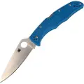 Spyderco Endura 4 foldekniv, FRN, Flat Ground, blå