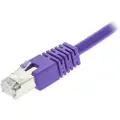 Deltaco STP-607P - Koblingskabel - RJ-45 (hann) til RJ-45 (hann) - 70 cm - foliebelagt uskjermet tvinnet kabelpar (F/UTP) - CAT 6 - med støvel, halogenfri - purpur