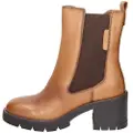 Carmela for woman. 16190202-CAMEL Leather Ankle Boots 161902 brown (37), 5 to 8 cm, None, Casual