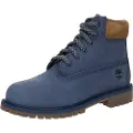 Timberland for boy. TB0A2CTGA2A1 6-Inch Premium blue leather boots (33), Flat, Laces, Casual, children's fashion