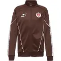Puma FC St. Pauli KING Anthem Jacket Men, Clothing, Espresso Brown/White, L