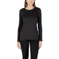Armani Exchange for woman. XW001456AF10356UC001 Long sleeve logo t-shirt black (M), Casual, Cotton