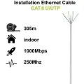 Ewent Im1216 Rj45 Utp Cat6 Rull Nettverkskabel 305 M