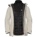 Jack Wolfskin Flowline 3in1, Skijakke, Dame, Pale Sand