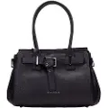 Hispanitas for woman. BI254146 Handbag with strap black (OSFA), Casual, Polyurethane