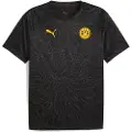 Puma Borussia Dortmund Pre-match Jersey Men, Sport, Black/Yellow Sizzle, XS