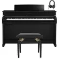 Yamaha CLP 845 Digitalpiano Pakkeløsning Polert Ibenholt
