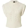 Hugo Boss for woman. 50549310 Waistcoat Fastina off-white (L), Casual, Wool, Sleeveless / Straps