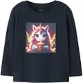 Name it Printet Langermet Topp