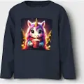 Name it Printet Langermet Topp