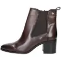 Carmela for woman. 16271501-MARRON Leather Ankle Boots 162715 brown (36), 5 to 8 cm, Zip, Casual