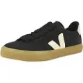 Veja for woman. CP0303692 Campo leather trainers black (40), Flat, Laces, Casual
