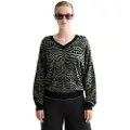 Scotch & Soda Jacquard V-hals Genser