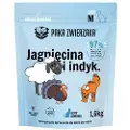 Paka Zwierzaka M Kattefôr Med Lam Og Kalkun 1.6kg
