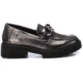 Xti for woman. 14320502-PLOMO Moccasins 143205 silver (36), 3 to 5 cm, None, Casual, Patent Leather