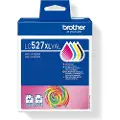 Brother LC527XL Value Pack - 4-pack - High Yield - black yellow cyan magenta - original - ink cartridge - Blekkpatron Blå