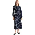 Scotch & Soda Wrap Key Hole Lang Ermet Midi-kjole