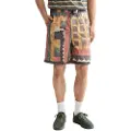 Scotch & Soda Printed Patchwork Poplin Loose Fit Shorts