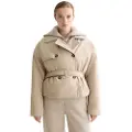 Scotch & Soda Lightweight Padded Poplin Trenchcoat