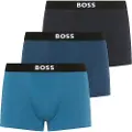 Hugo Boss for man. 50544263 Set of 3 blue boxers Marca One (M), Homewear, Cotton