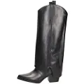Xti for woman. 14341603-NEGRO Boots 143416 Black (36), 5 to 8 cm, Zip, Casual