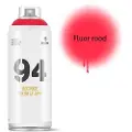 Montana Aerosol Paint Flourescent Red 94 400
