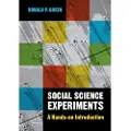 CAMBRIDGE UNIVERSITY PRESS Social Science Experiments