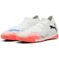 Puma FUTURE 8 MATCH Futsal Boots Unisex, Shoes, White/Black/Glowing Red, 47