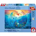 Adlibris Yin & Yang In The Realm Of Marine Animals Puslespill 1000 Brikker Schmidt