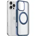 Torras Ostand R Fusion Series-etui for iPhone 16 Pro (blå)