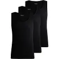 Hugo Boss 10271762 Ermeløs T-skjorte 3 Enheter