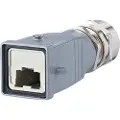 METZ CONNECT BTR E-DAT Industry IP67 V5 metal plug housing - Kontaktdeksel - grå
