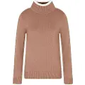 EA7 for woman. 7W000698_AF17576 Apres Ski jumper brown (XL), Casual, Wool, Acrylic, Long sleeve