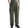 Scotch & Soda Faye Tapered Leg Fit Satin Cargobukser