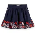 Scotch & Soda Clip Jacquard Embroidered Skjørt