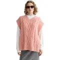 Scotch & Soda Cable Stitch Spencer Strikkevest