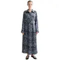 Scotch & Soda Belted Pleated Hem Lang Ermet Midi-kjole