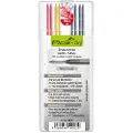 Pica-Marker Refill stifter til PICA dry dybhulsmarkør, Grafit stifter i samme hårdhed som almindelige tømrerblyant. Med 4xgrafit, 2xrød, 2xgul. - (10 stk.)