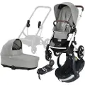 Cybex Talos S Lux Barnevogn Steingrå