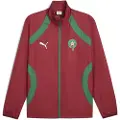 Puma Morocco Pre-match Woven Jacket Men, Clothing, Intense Red/Archive Green, XS