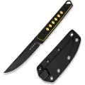 Kizer Cutlery Kwaiken Nitro-V kniv, Black & Yellow G-10