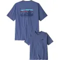 Patagonia 73 Skyline Organic T-skjorte blå