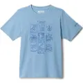 Columbia Valley Creek Short Sleeve Graphic Kids T-skjorte blå