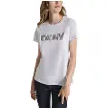 DKNY Satin Embroidery Edg T-skjorte