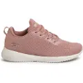 SKECHERS for woman. 32504 Sneakers Bobs Sport Squad Tough Talk pink (40), Flat, 1 to 3 cm, Laces, Running, Sportswear, Multisport, Nude